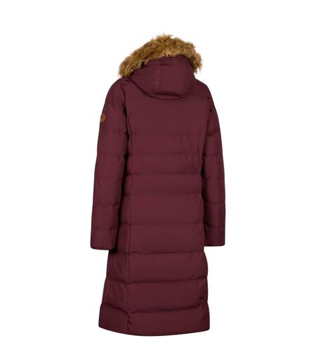 Doudoune Longue Audrey Femme Bordeaux Trespass