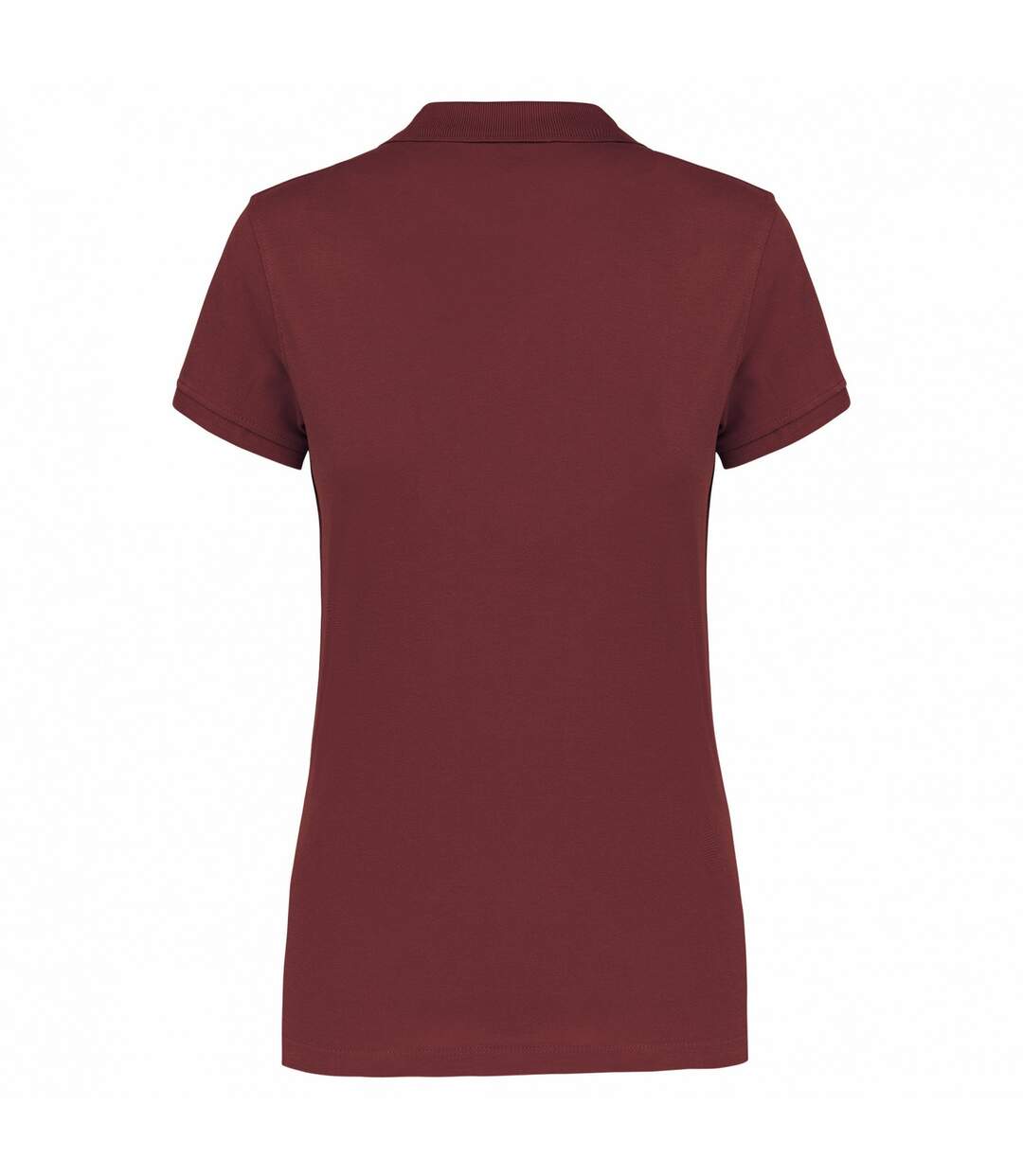 Womens/ladies pique polo shirt wine Kariban