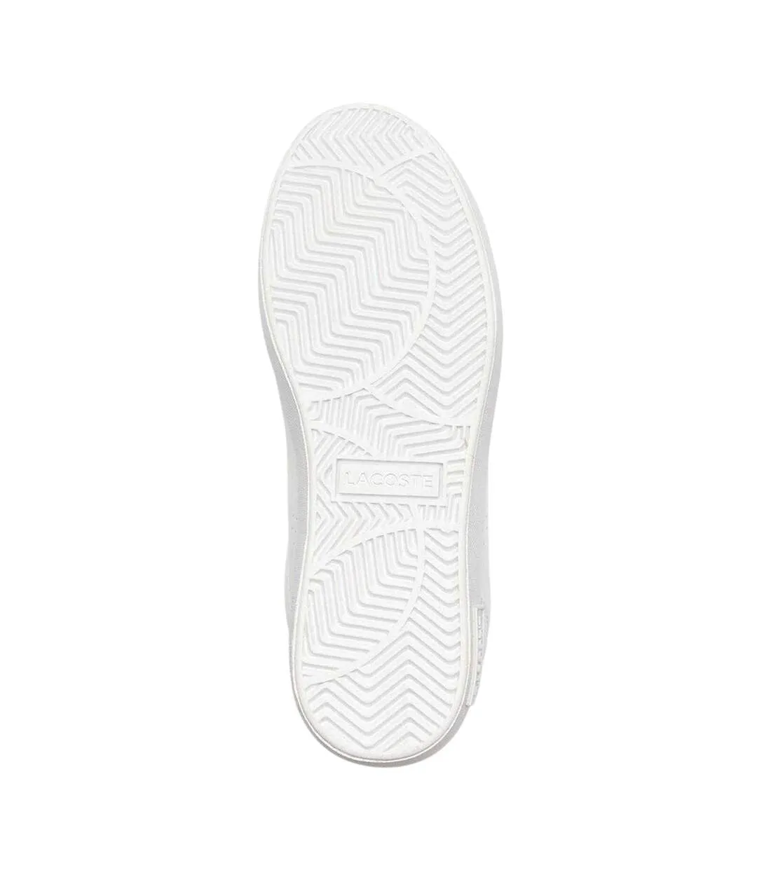 Womens/ladies Powercourt 2.0 Leather Trainers White Gold Lacoste-4