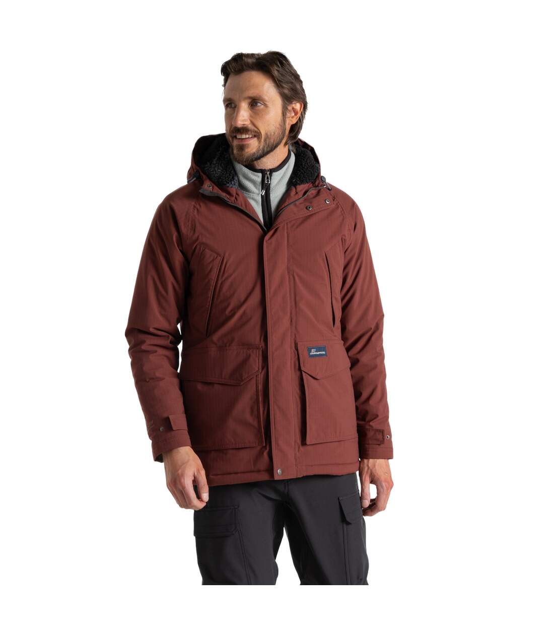 Veste imperméable budi homme rouge axinite Craghoppers-3