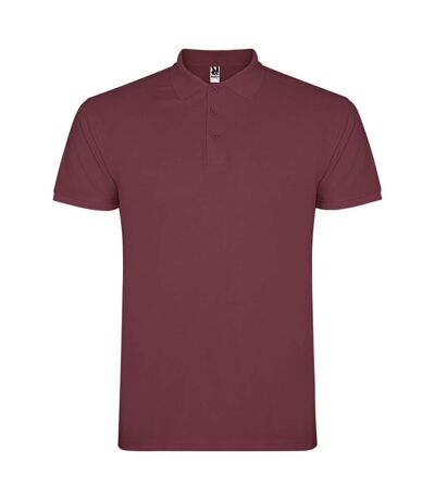 Polo star homme rouge vif Roly