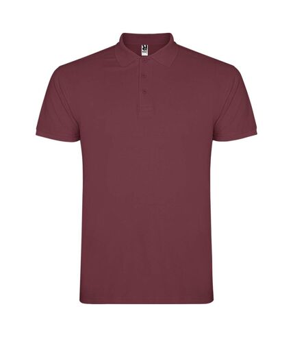 Polo star homme rouge vif Roly