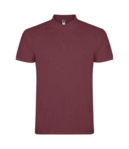 Polo star homme rouge vif Roly