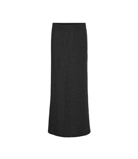 Jupe à Paillettes Noir/Argenté Femme Vero Moda Kanva - L