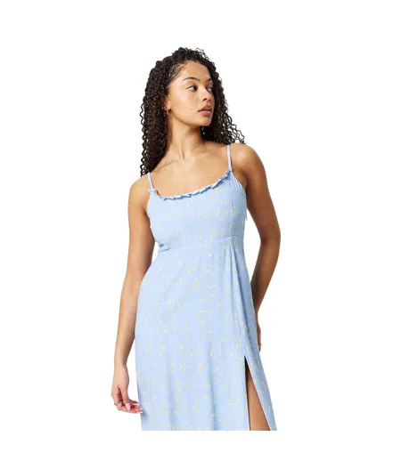 Robe À Bretelles Motif/style Floral Femme Bleu Jaune Jack Wills