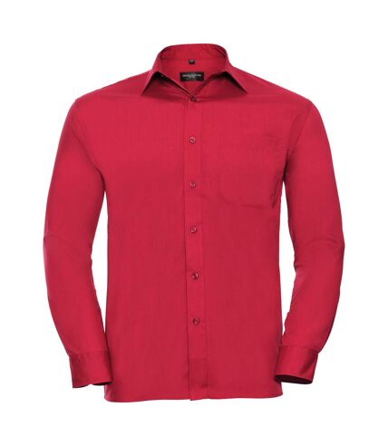 Chemise hommes rouge Russell