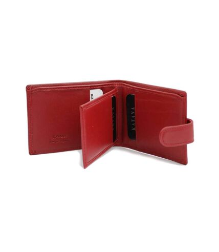 Katana - Porte-cartes/portefeuille mixte en cuir - rouge - 3075