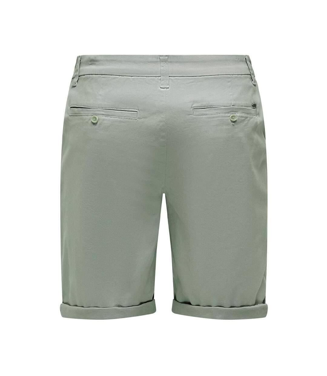 Short vert homme only & sons peter regular-2