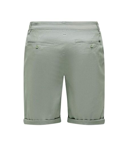 Short vert homme only & sons peter regular
