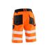 Short De Travail Dynamic Homme Orange Fluo Result Safe-Guard-2