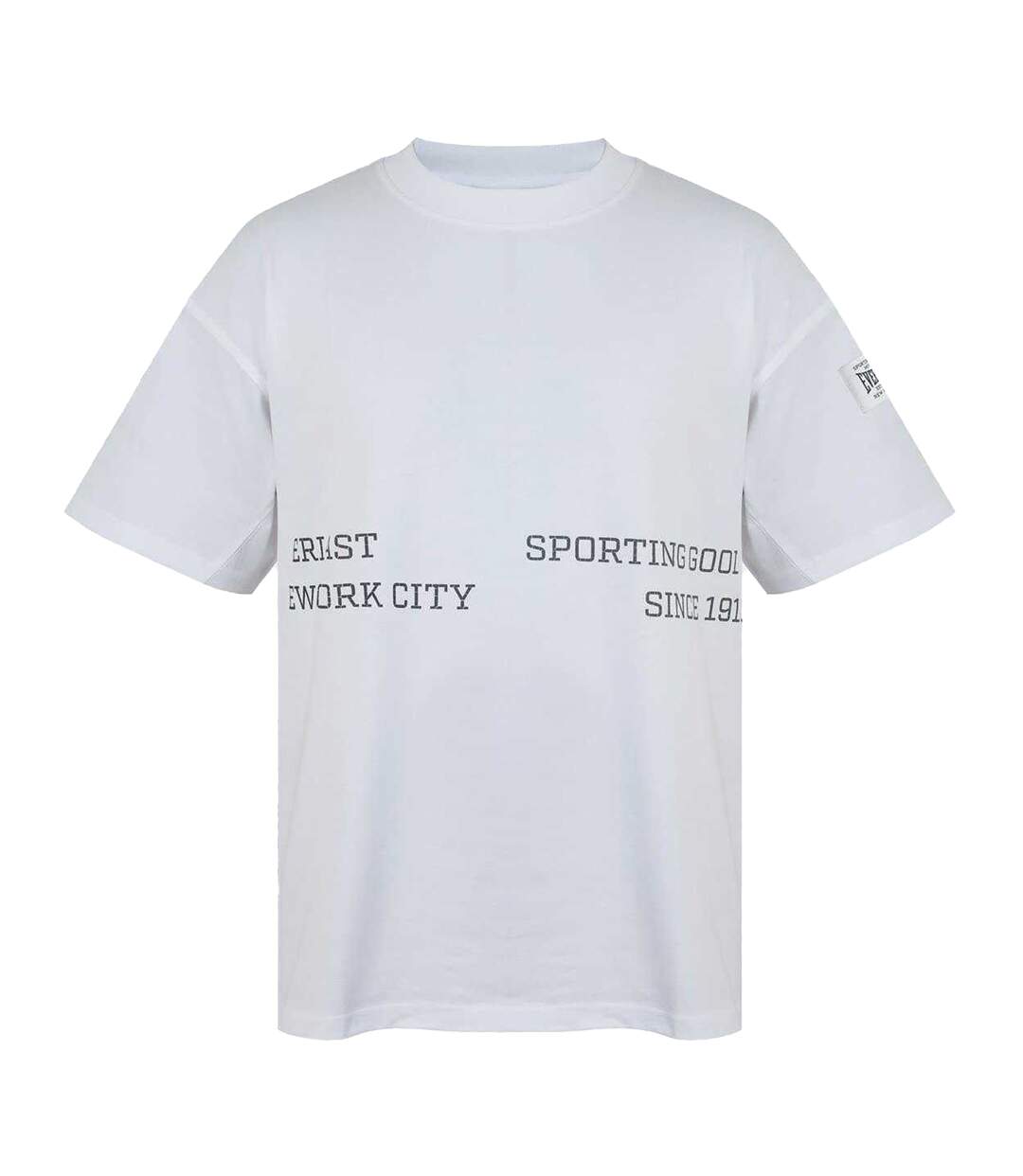 T-shirt Motif/style Logo Nyc Homme Blanc Everlast-1