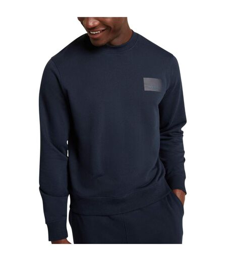 Mens Cotton Sweatshirt Navy Ted Baker
