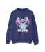 Disney - Sweat LILO AND STITCH OHANA FOREVER HEART - Femme (Bleu marine) - UTBI22802-1