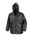 Mens Core Lightweight Waterproof Shield Windproof Jacket Black Result-1
