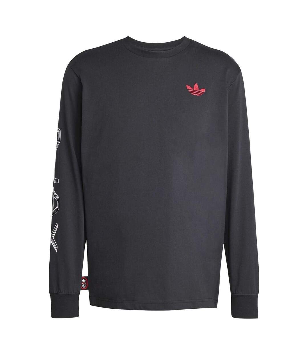 T-shirt Manches Longues Motif/style Ajax Amsterdam Homme Noir Adidas-2