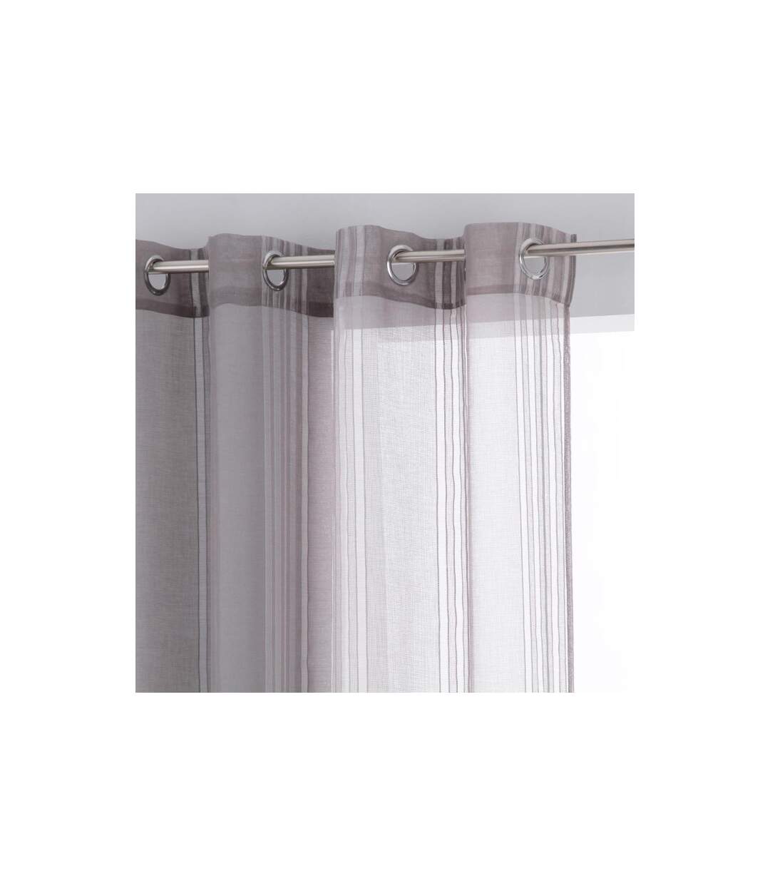Rideau Voilage Lisa 140x240cm Gris-2