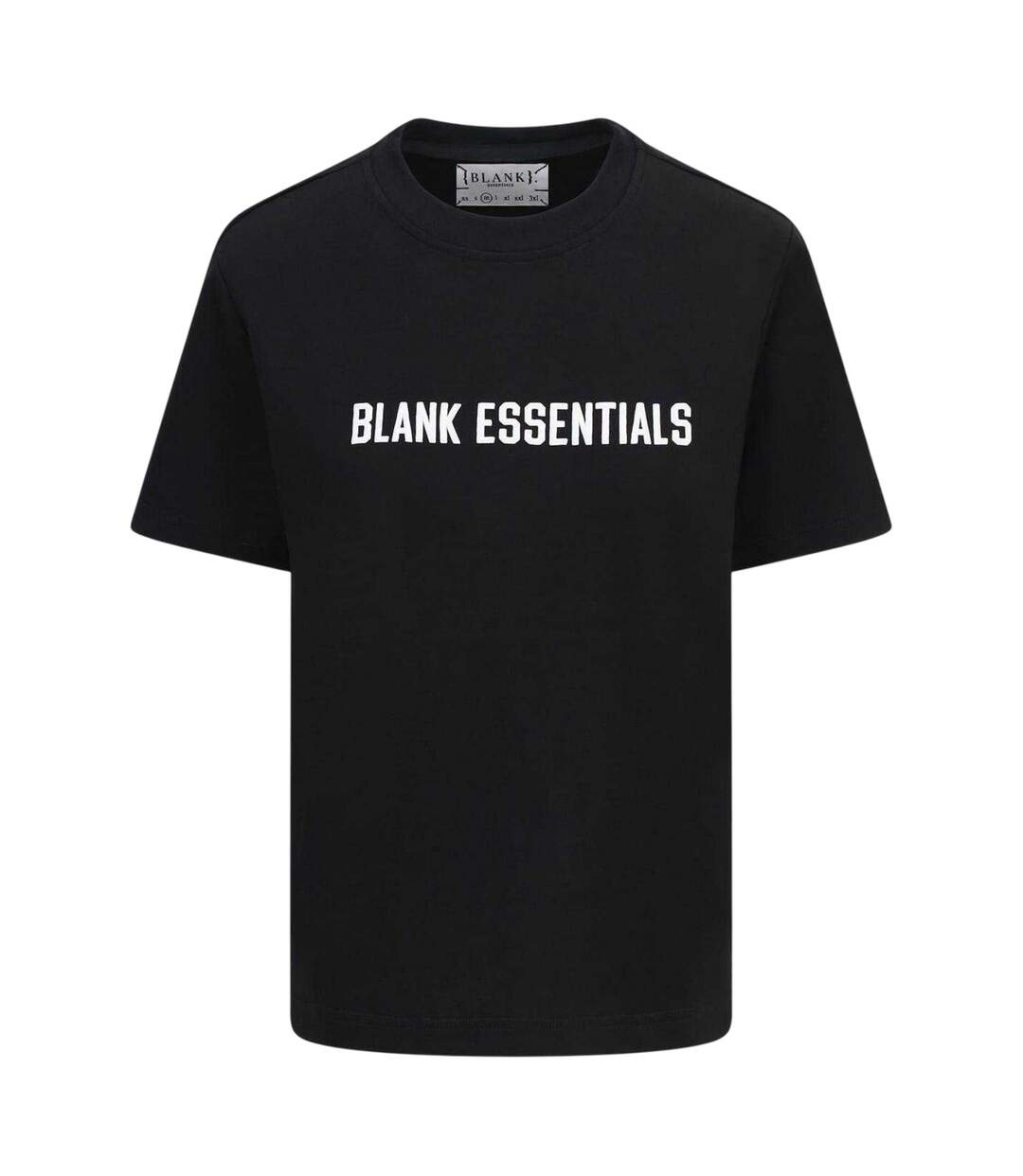 Womens/ladies Logo Oversized Boyfriend T-shirt Black Blank Essentials-1