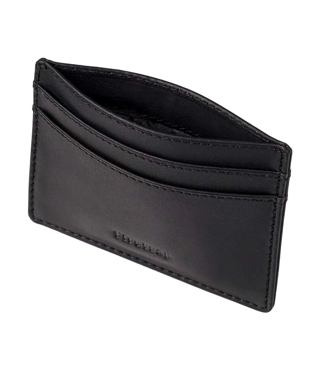 Leather Card Holder One Size Black Firetrap-4