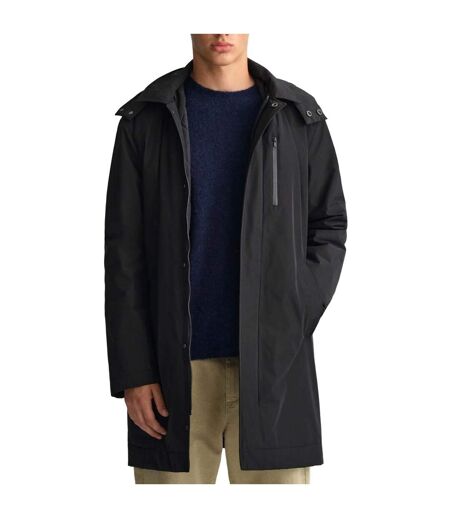 Mens Padded Car Coat Black Gant