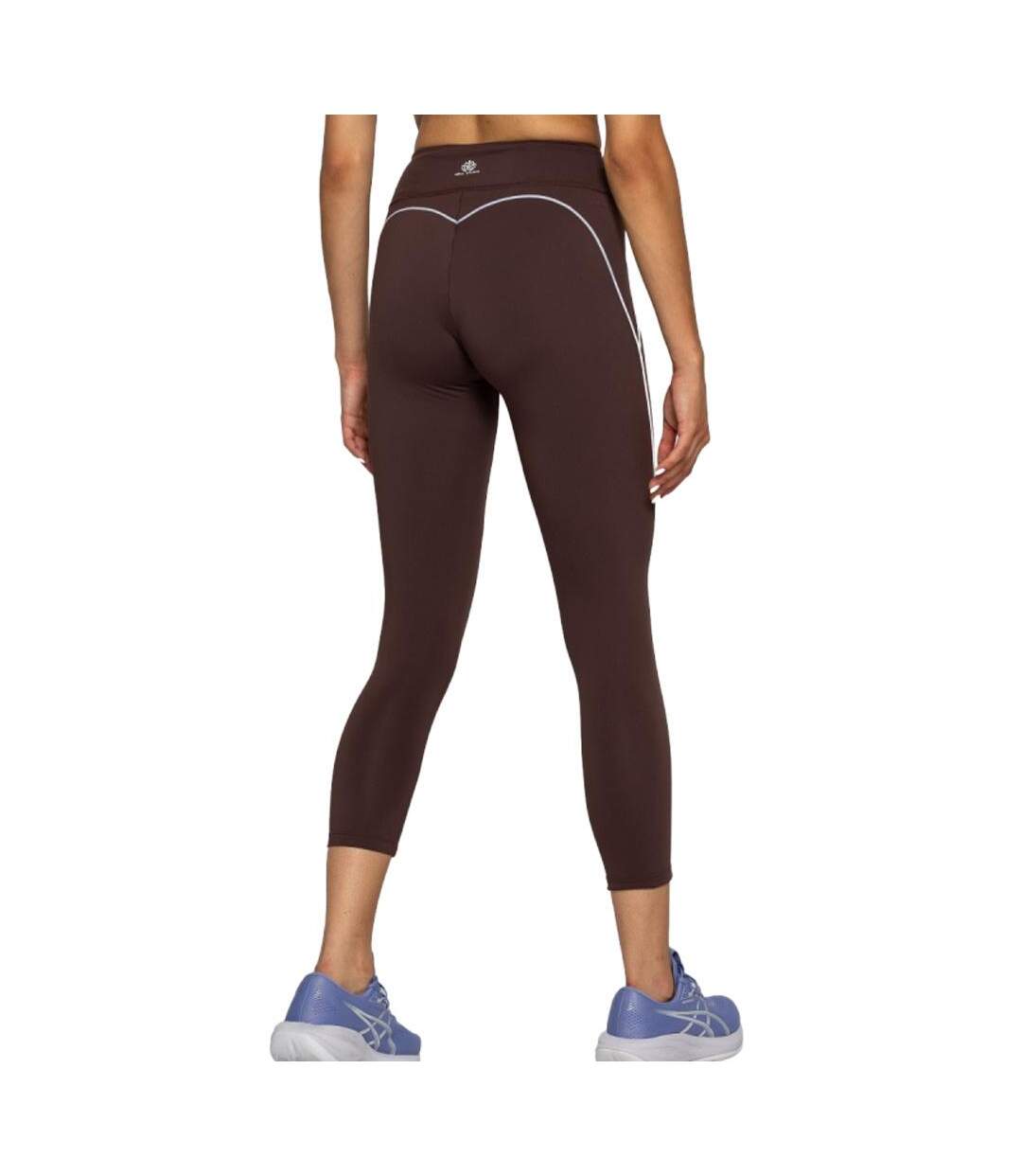 Legging 3/4 marron foncé soul studio yoga-2