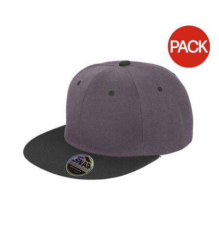 Lot De 2  Casquettes Bronx Adulte Gris Noir Result