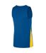 Mens Team V Neck Basketball Jersey Royal Blue White Nike-3