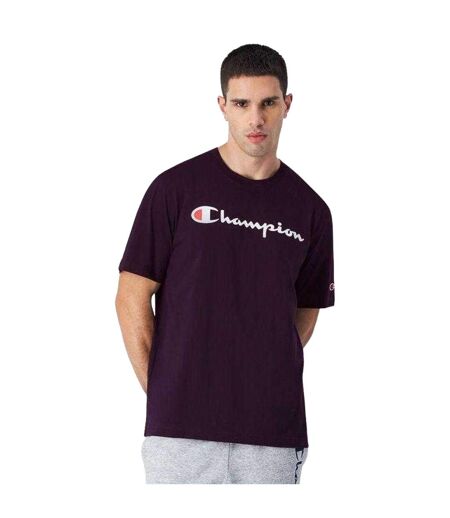 T-shirt Motif/style Logo Homme Violet Clair Champion