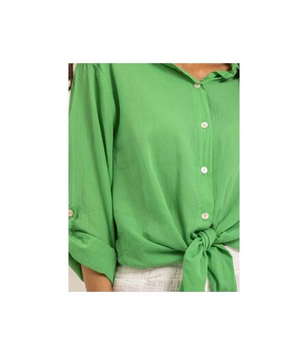 Chemise manches longues coton ORINE - Dona X Lisa