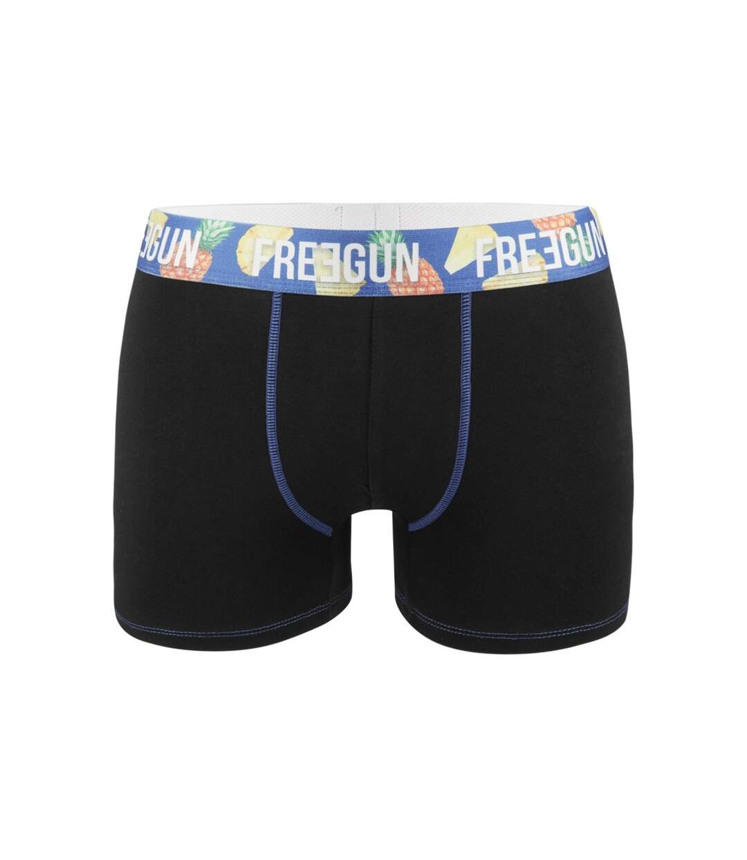 Lot de 4 Boxers homme Coton Bio Noir Freegun-4