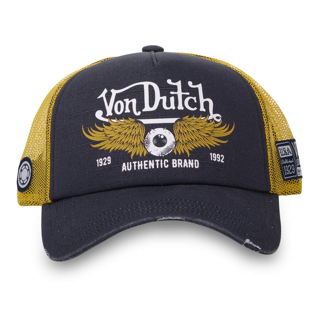 Casquette trucker fermeture snapback Crew Von Dutch Vondutch-2