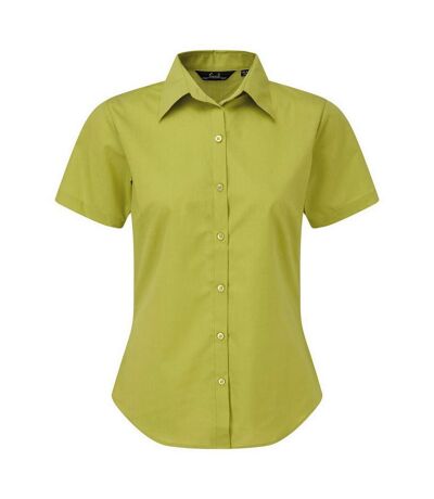 Chemisier À Manches Courtes Femme Vert Citron Premier