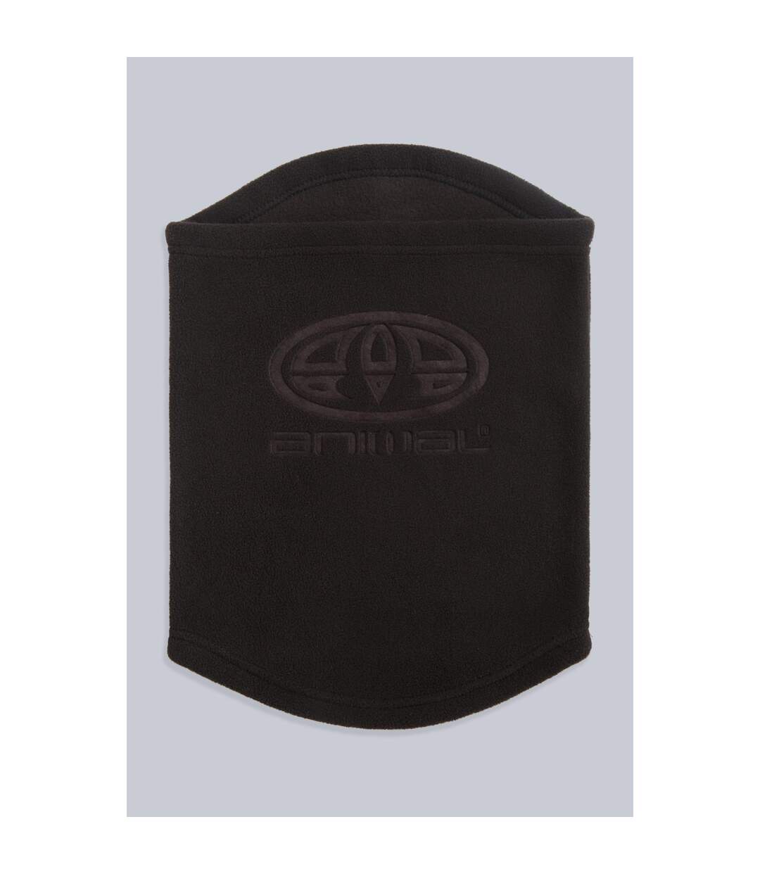 Mens Glaciate Fleece Neck Gaiter One Size Black Animal-1