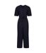 Regatta Womens/Ladies Streap Lightweight Button Front Short-Sleeved Jumpsuit (Navy) - UTRG9464