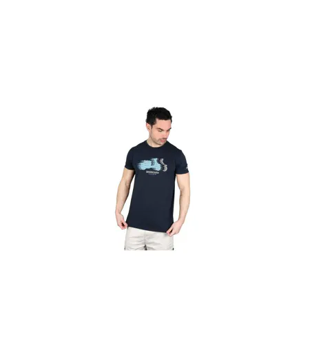 Mens Scooter Blur T-shirt Navy Lambretta
