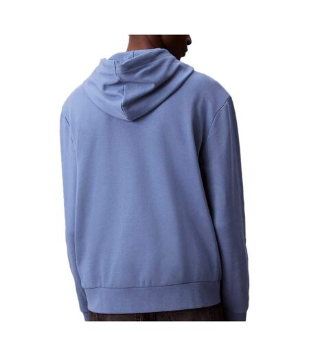 Sweat bleu homme calvin klein jeans badge - l