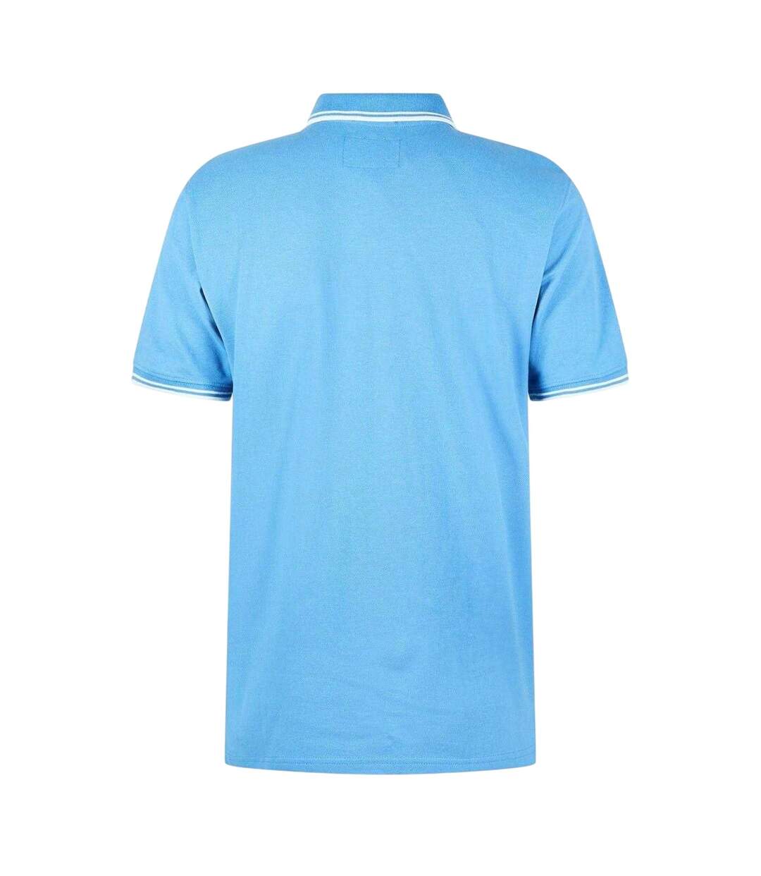 Polo Motif/style Rayure Contrastée Sur Bord Edgeware Homme Bleu Vif Jack Wills-3