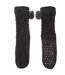 Isotoner Chaussettes d'intérieur femme maille lurex torsadée - picots antidérapants-2