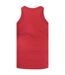 Duke Mens Fabio-2 Muscle Vest (Red) - UTDC168-2