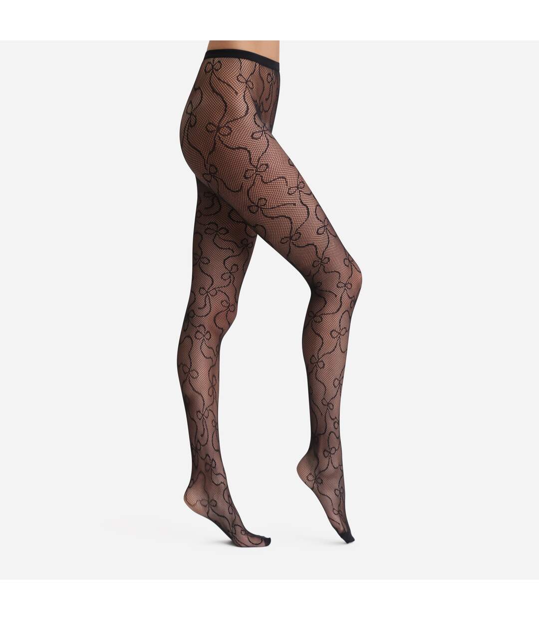 Collant motif nœud Style-1