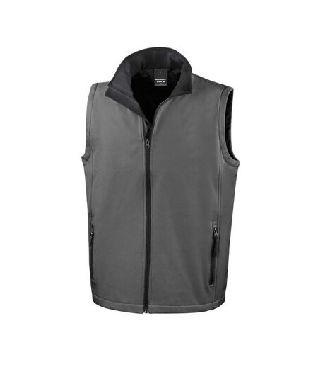 Veste Sans Manches Printable Homme Gris Foncé Noir Result
