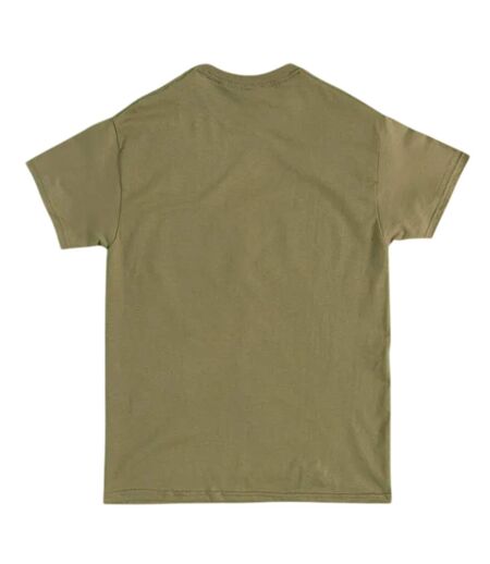 T-shirt Motif/style Logo Classique Adulte Vert Jurassic Park