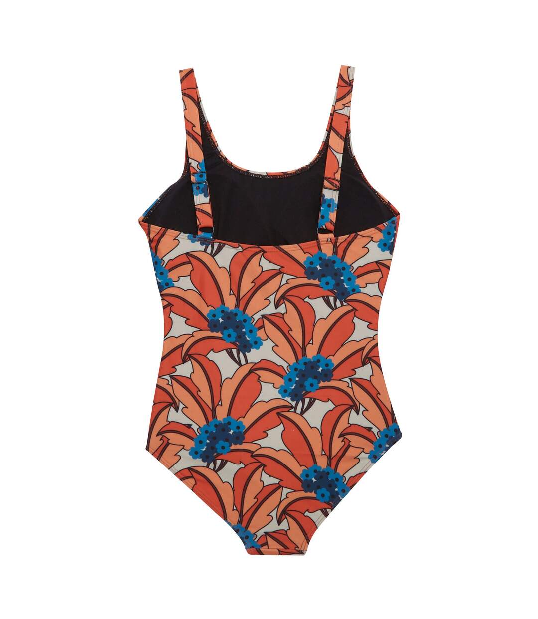 Womens/ladies Orla Kiely Tropical One Piece Swimsuit Orange Regatta-3