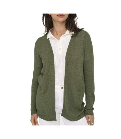 Gilet kaki femme only sunny - l