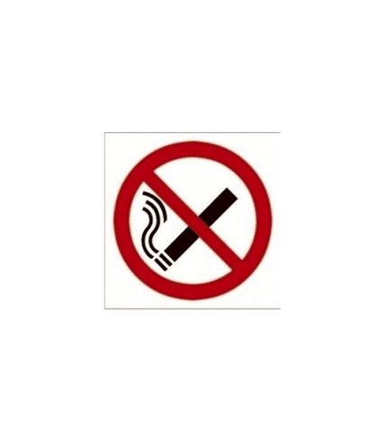 House Nameplate Co - Pancarte NO SMOKING (Blanc / Rouge / Noir) (5.9 x 4in) - UTST3625