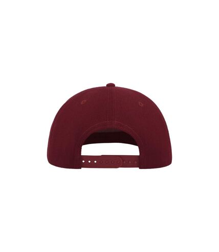 Casquette visière plate mixte bordeaux Atlantis