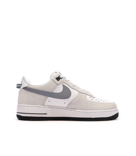 Baskets blanc/gris homme nike air force 1 '07 lv8