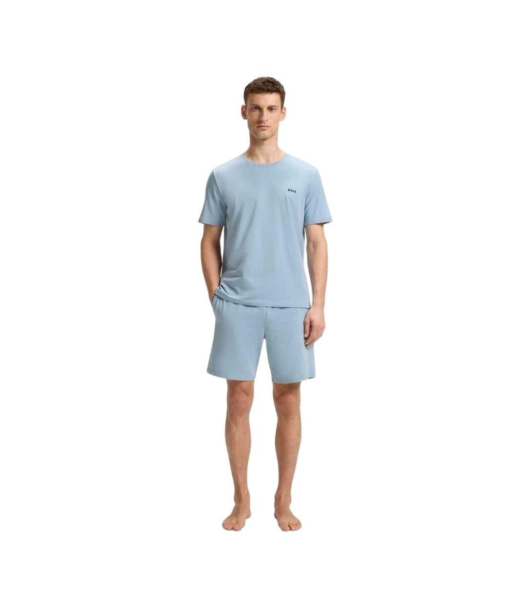 T-shirt Manches Courtes Mixmatch Homme Bleu Boss-1