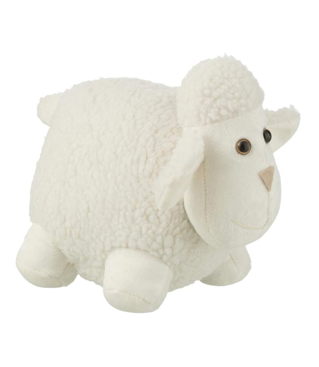 Cale-Porte Déco Mouton 30cm Blanc-1
