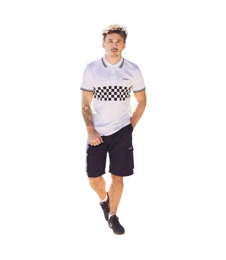 Polo Ss25 Homme Blanc Noir Lambretta