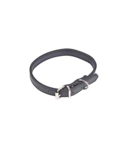 Collier pour Chien Design Uni 40cm Noir